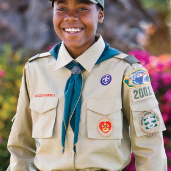 Boy Scout Shirt and Pants (some patches still on the uniform) - Picture 1 of 2